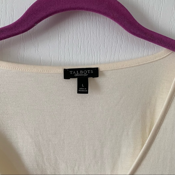 Talbots ruffle front tanktop - Picture 2 of 3